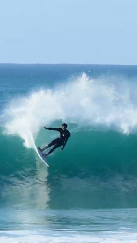 shred__sledz on Instagram: Mikey February drawing beautiful lines at JBay. Video via JBayTV on YouTube. Ocean Fishing, Surfing Photography, Beautiful Lines, Tropical Fish, Ocean Waves, Surfing, Around The Worlds, Water, Drawings