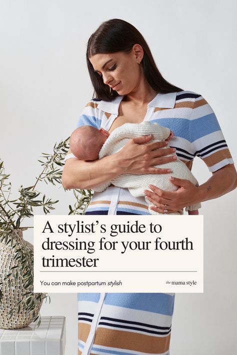 Elevate your post-baby wardrobe with these postpartum pieces designed to make your fourth trimester a stylish and comfortable experience. 4th Trimester Outfits, Dressing Postpartum, Summer Postpartum Outfits, Postpartum Capsule Wardrobe, Postpartum Outfits Winter, Pregnancy Capsule Wardrobe, Postpartum Outfits Summer, Breastfeeding Outfits, Postpartum Wardrobe