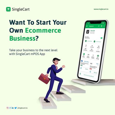 Build your own ecommerce business with SingleCart mPOS mobile app. Easy to use interface helps you to develop your own ecommerce site without any prior experience. Mobile App Poster Design, App Creative Ads, Mobile App Poster, App Advertising, Website Ads, Pos Software, Restaurant Coupons, App Promotion, Social Media Advertising Design