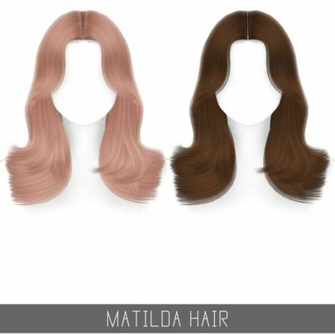 Wow! Check out this Matilda Hair At Simpliciaty Sims 4 CC! Hairstyles: MATILDA HAIR – Simpliciaty. Middle Length Overgrown Curtain Bangs Hairstyle! 54 swatches; Toddler & Child versions available; Enabled for all genders; HQ mod compatible; Custom Shadow Map; Smooth weighting; Hat compatible; All LOD’s; #sims #sims4 #sims4cc #gaming Overgrown Curtain Bangs, Sims 4 Cc Curtain Bangs, Matilda Hair, Curtain Bangs Hairstyle, Sims 4 Hairstyles Cc, Sims 4 Cc Hairstyles, Sims 4 Hairstyles, 4 Hairstyles, Middle Hair