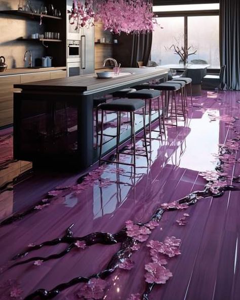 Lilac Room, Gourmet Kitchen Design, Round Gazebo, Stylish Room Decor, House Bedroom Ideas, Purple Kitchen, Dream Kitchens Design, Modern Kitchen Interiors, Bathroom Decor Sets