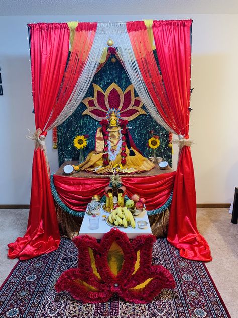 Decoration Ideas For Pooja At Home, Navratri Devi Decoration At Home, Navratri Pooja Decoration At Home, Navaratri Decoration Ideas At Home, Navratri Decoration At Home, Pooja Decoration Ideas At Home, Navratri Decoration Ideas For Home, Navratri Decoration Ideas, Varalakshmi Pooja Decoration