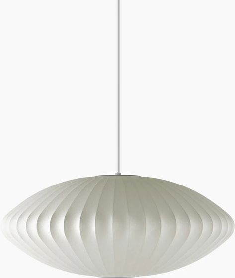 Nelson Saucer Bubble Pendant - Design Within Reach Nelson Saucer Pendant, Saucer Lamp, George Nelson Bubble Lamp, Nelson Bubble Lamp, Bubble Lights, Bubble Lamps, Contemporary Pendant, Pendant Lamps, Herman Miller