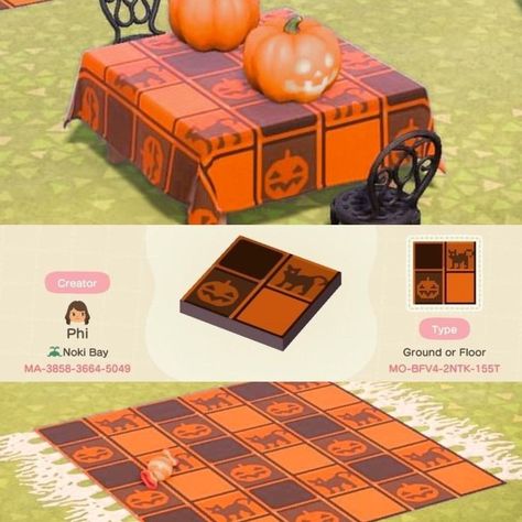 Acnh Halloween Code, Halloween Acnh, Acnh Farm, Acnh Spooky, Animal Crossing Design Codes, Animal Crossing Design, Animal Crossing 3ds, Animal Crossing New Leaf, Ac New Leaf