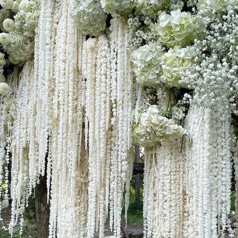 Dream Wedding Decorations, Flower Installation, Hanging Flowers, Wedding Mood Board, Hydrangea Flower, How To Preserve Flowers, Wedding Arch, Garden Wedding, Wedding Inspo