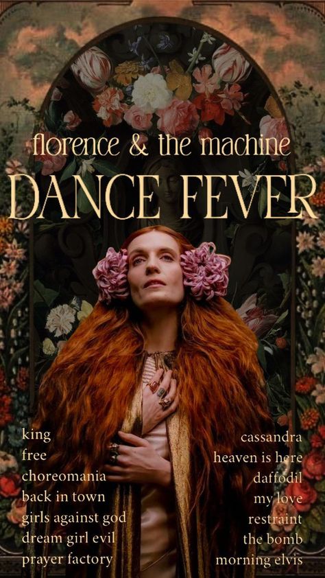 Florence Welsh Aesthetic, Florence And The Machine Poster, Florence Aesthetic, Florence Welsh, Dance Fever, Machine Girl, Florence And The Machine, Music Poster Ideas, Florence Welch