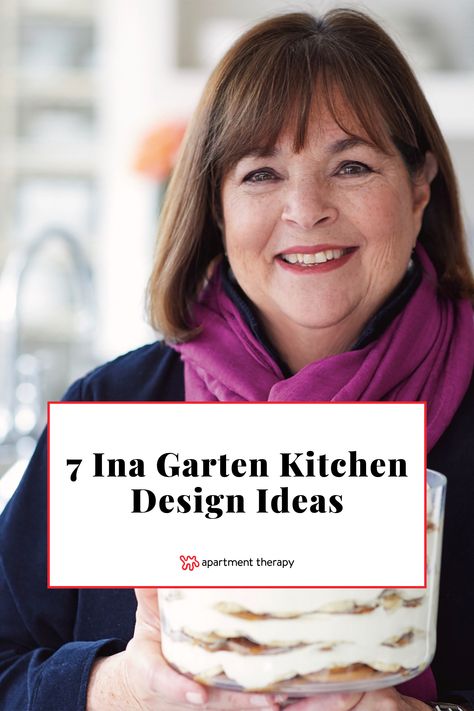 Award-winning author, TV personality, and host Ina Garten just renovated her kitchen, and we can’t get enough. Here’s how to replicate the design features at home. Upgrade Home, Handy Design, Cooking Icon, Dark Countertops, Award Winning Kitchen, Tv Personality, Turkey Dinner, Entertaining Essentials, Oven Range