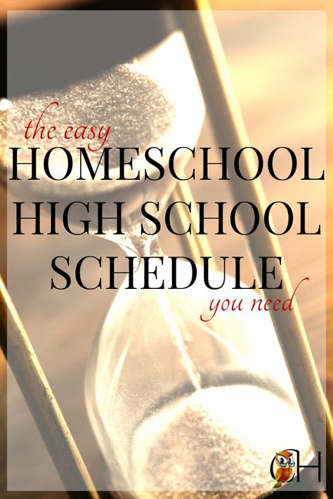 Organized Homeschool, High School Schedule, Schedule School, Homeschool Apps, Homeschool High School Curriculum, Classical Homeschool, High School Curriculum, Importance Of Time Management, Homeschool Board