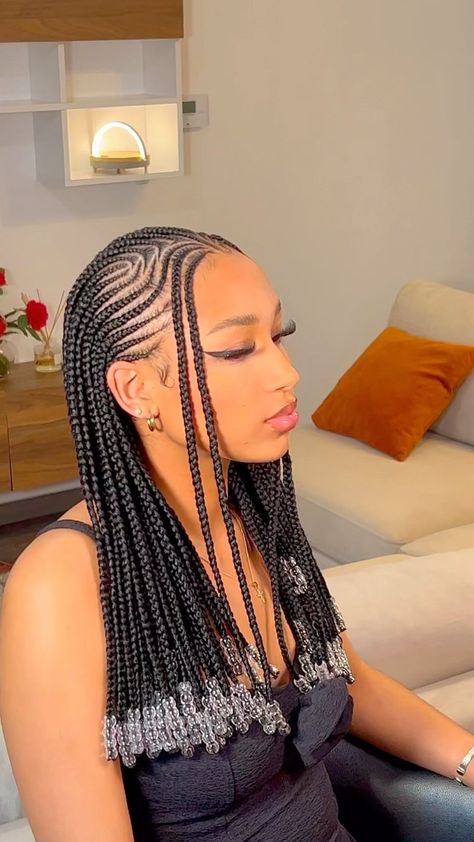 Latest Hair Braids, Short Box Braids Hairstyles, Twisted Hair, Feed In Braids Hairstyles, Goddess Braids Hairstyles, African Hair Braiding Styles, Cute Braided Hairstyles, Braided Cornrow Hairstyles, Cute Box Braids Hairstyles