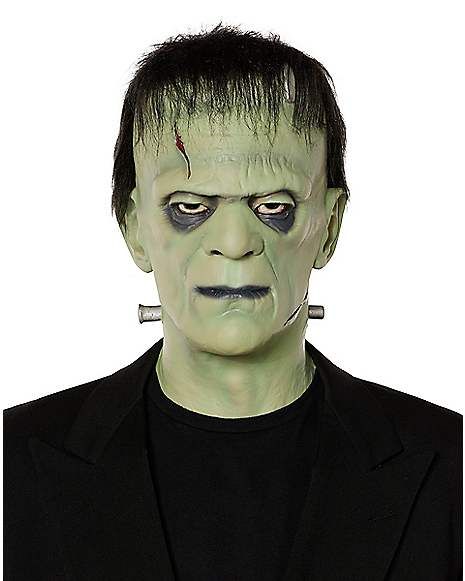 Frankenstein Mask, Make A Monster, Sunken Eyes, Green Skin, Universal Monsters, Pale Green, Spirit Halloween, Frankenstein, Costume Accessories