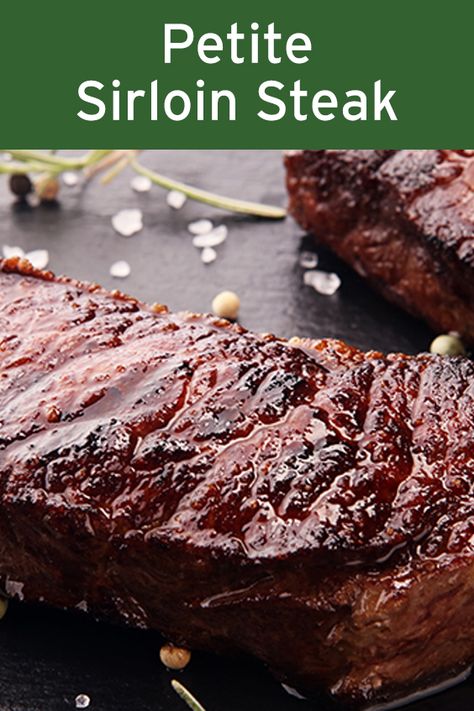 Petite Sirloin Steak Recipes, Petite Sirloin Steak, Petite Sirloin, Peppercorn Steak, Sirloin Steak Recipes, Beef Entrees, Jalapeno Dip, Creamy Jalapeno, Entertaining Dinner