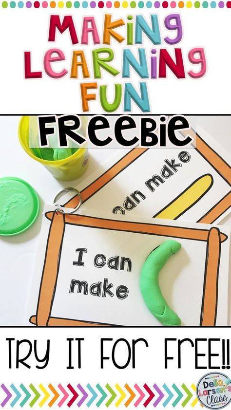 Playdoh Task Cards Free, Kindergarten Task Boxes Free, Playdoh Task Cards, Playdough Center, Task Cards Free, Playdoh Mats, Prek Ideas, Morning Tubs, Playdough Activities