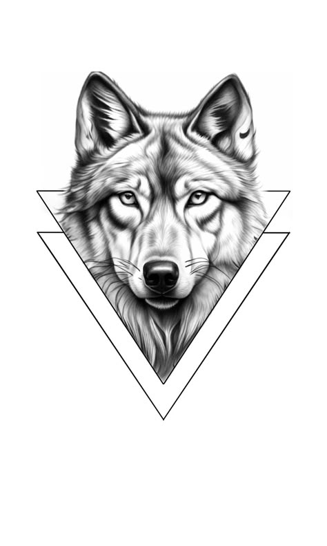 Wolf Tattoo Stencil, Red Indian Tattoo, Wolf Face Tattoo, Wolf Stencil, Simple Compass Tattoo, Indian Tattoo Design, Geometric Wolf Tattoo, Small Wolf Tattoo, Tiger Tattoo Sleeve