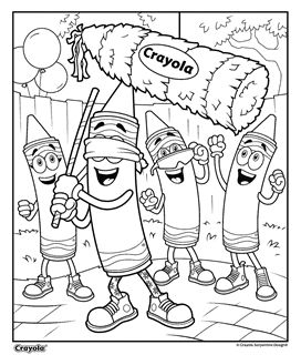 New Coloring Pages | Free Coloring Pages | crayola.com Crayola Coloring Pages Free Printable, Crayon Coloring Page, Crayola Birthday Party Activities, Disney Birthday Coloring Pages, Crayola Crayon Template Free Printable, Crayola Coloring Books, Coloring Book And Crayons Party Favor, Halloween Crayons, Crayon Days