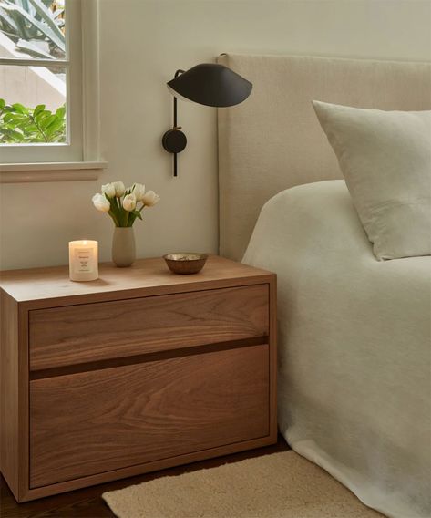 J. Reiko Design + Co  - Quiet Luxury Bedroom -11 Walnut Bedroom, Furniture Dimensions, Decor Photography, Jenni Kayne, Dovetail Drawers, Own Home, Aesthetic Bedroom, Solid Walnut, Interior Inspo