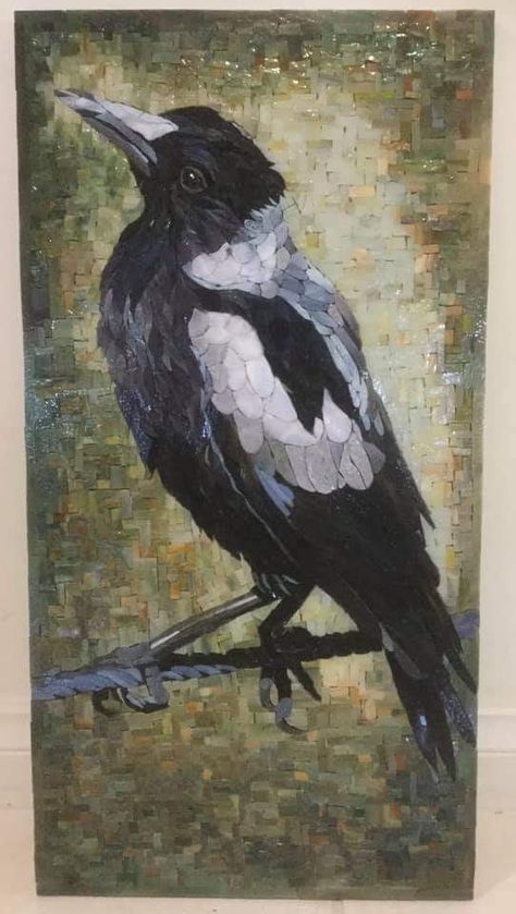 Mosaic Art Inspiration, Bird Mosaic, Stained Glass Mosaic Art, Photo Realism, Bird Ideas, Mosaic Animals, Mosaic Birds, Mosaic Madness, Mosaic Murals