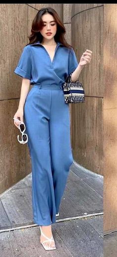 Denim Co Ord Set, Fashion Jumpsuits For Women, Co Ords Outfits Summer, Jumpsuits For Women Classy, Jumpsuits For Women Casual, Classy Jumpsuit Outfits, Co Ords Outfits, Classy Jumpsuit, Sewing Shorts