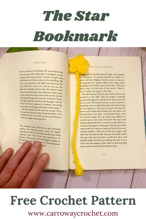 Crochet Pattern Bookmark, Crocheted Bookmark, Carroway Crochet, Bookmark Crochet Pattern, Pattern Bookmark, Star Book, Bookmark Crochet, Bookmark Pattern, Star Crochet