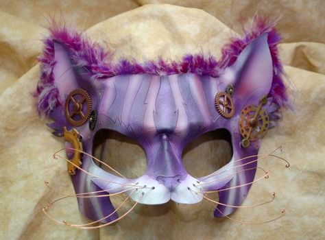 Steampunk Cheshire Cat Leather Alice in Wonderland Leather Cosplay ... Chesire Cat Costume, Fairytale Prom, Cheshire Cat Cosplay, Alice In Wonderland Play, Chester Cat, Steampunk Alice In Wonderland, Leather Cosplay, Wonderland Cosplay, Cheshire Cat Costume