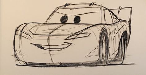 Drawing Ideas For Intermediate, Lighting Mcqueen Sketch, Lightning Mcqueen Sketch, Low Rider Drawings Easy, Cars Drawing Disney, Disney Cars Drawing, Lighting Mcqueen Drawing, Mcqueen Sketches, Lightning Mcqueen Drawing