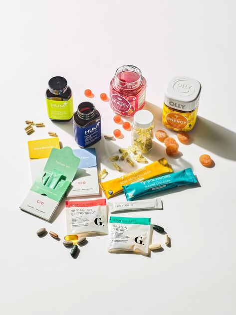 These new-age supplements are ¨¨über-personalized and beaming with promises like silkier hair and sounder sleep. Allure investigates how today's supplement brands are changing the world's scope on wellness. Supplements Packaging, Vital Proteins, Wellness Industry, Beauty Vitamins, Beauty Supplements, Supplements For Women, Marine Collagen, Best Supplements, Vitamin Supplements