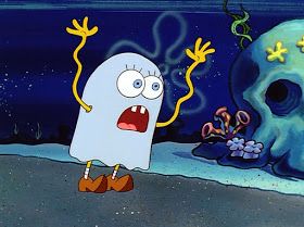 13: SPONGEBOB SQUAREPANTS - Season One, Episode 13 - "Scaredy Pants" (1999) Funny Cartoon Pfp, Spooky Icons, Halloween Profile Pics, Halloween Pfps, Spongebob Halloween, Spongebob Pics, Spongebob Cartoon, Spongebob Square, Spongebob Birthday