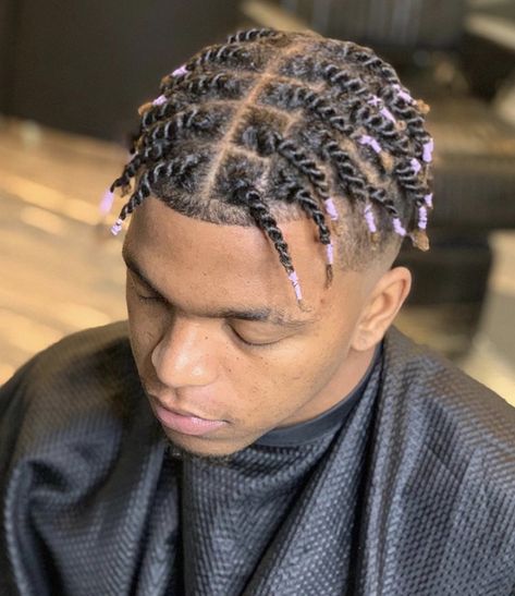 Two Strand Twists Short Hair, Braided Hairstyles For Men Short Hair, Plats Braids For Men Short Hair, Short Braids Men, Short Hair Braids Men, Afro Hair Twists, Two Strand Twist Hairstyles, Mens Twists Hairstyles, Hair Twists Black