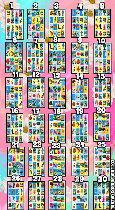 Small Loteria Board, Roulette Loteria Board Free, Loteria Party, Loteria Boards Free, Loteria Game Boards Free, Loteria Cards 1-54, Loteria Boards, Loteria Cards, Hello Kitty Iphone Wallpaper