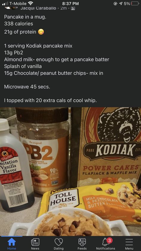 Mug Pancake, Healthy Pancake Mix, Healthy Pancake, Microwave Mug, Protein Baking, High Protein Meal Prep, Kodiak Cakes, Protein Powder Recipes, Protein Desserts