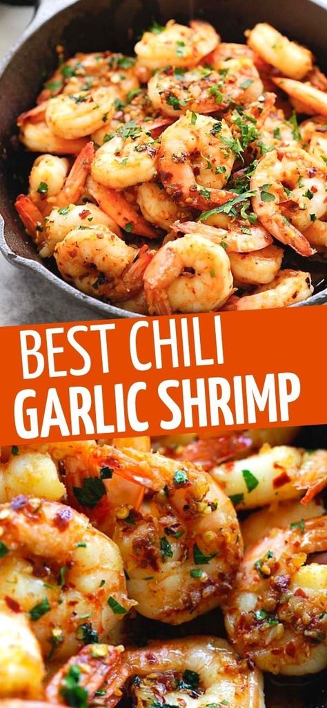 Gambas Recipe, Garlic Shrimp Appetizer, Chili Garlic Shrimp Recipe, Shrimp Gambas, Chili Garlic Shrimp, Precooked Shrimp Recipes, Shrimp Appetizers Easy, Shrimp Dinners, Malaysia Recipes