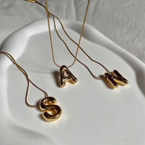 Bubble Initial Necklace but for a minimalist? We got you✨ Website link in bio ⬆️ #moda #gold #silver #minimal #pinterest #instagood #jewelry #jewellery #necklace #fashion #lifestyle #foryou #aesthetic #usa #canada Aesthetic Usa, Elegant Wedding Jewelry, Letters Necklace, Jewelry Product Shots, Product Shots, Bubble Necklaces, Beautiful Bracelets, Gift Inspo, Jewellery Necklace