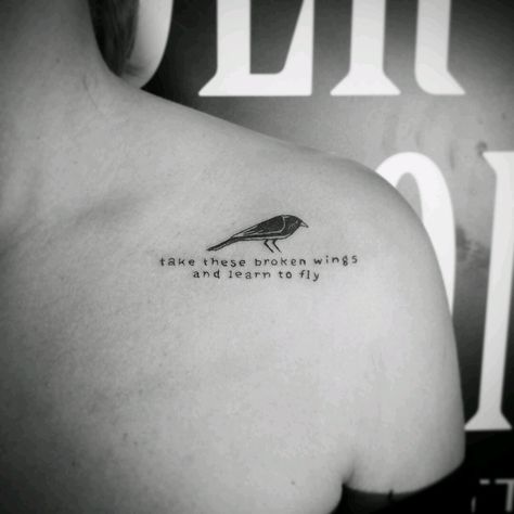 Song Lyric Tattoos Beatles, Blackbird Lyrics Tattoo, Blackbird Song Tattoo, The End Beatles Tattoo, One Republic Tattoo Ideas, Beatle Lyric Tattoos, Blackbird Tattoo Beatles Lyrics, Nowhere Man Tattoo Beatles, Blackbird The Beatles Tattoo