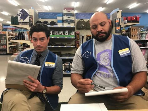 Superstore on Instagram: “These two are reading your resume, what are your special skills? 📝 #Superstore” Garret Superstore, Marcus White Superstore, Cheyenne Superstore Icon, Dina Fox Superstore, Jonah Simms Superstore, Cloud 9 Superstore, Jonah Simms, Superstore Tv Show, Superstore Tv