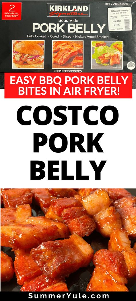 Costco Pork Belly Recipes, Pork Belly Blackstone, Pork Belly Strips Air Fryer, Pork Belly Recipes Easy Oven, Quick Pork Belly Recipes, Sous Vide Pork Belly Recipes, Pork Belly Sandwich Recipes, Air Fried Pork Belly, Grilled Pork Belly Recipes