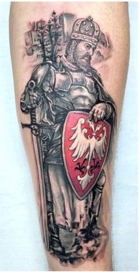 Serbia Tattoo, Dusan Silni, Typographic Tattoo, Shield Tattoo, Serbia, Tattoo Ideas, Tattoos, Pins, Quick Saves