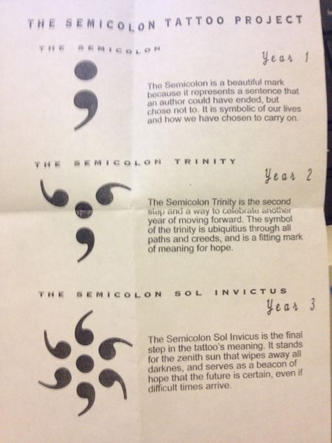 So the semicolon tattoo project day has come around again and since this is my second year, I got the trinity on my wrist! The semicolon tattoo project is a promotion to raise money for Agora and... Colon Tattoo, Tato Henna, Circle Tattoo, Semicolon Tattoo, Inspiration Tattoos, Tattoo Project, Symbolic Tattoos, Sleeve Tattoo, Get A Tattoo