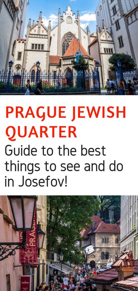 Looking for the best things to do in Prague? Then the Prague Jewish Quarter should be high on your list. This guide will let you in on the best things to do and see in Josefov in Prague Czech Republic! #prague #czechrepublic #jewishquarter #josefov #europe #travel #europeantravel Jewish Quarter Prague, Prague Jewish Quarter, Things To Do In Prague, Visit Prague, Prague Travel, Travel Books, Pinterest Party, Travel Plan, Travel Writing