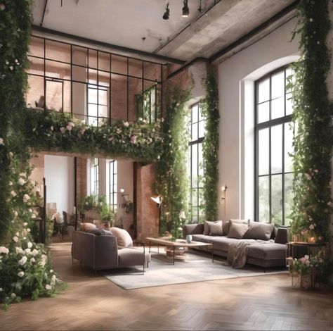 #loft #loftdesign #loftbedroom #lofthouse #apartment #apartmenttherapy #apartmentdecoratingideas #apartmentgoals #green #greenery #greenkitchen #soft #softaesthetic Princess Life, Beautiful Small Homes, Artist Loft, Apartment Goals, House Dream, Loft House, Small Homes, Loft Design, Loft Apartment