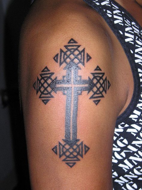 ethiopian cross Ethiopian Tattoos For Women, Ethiopian Tattoo Ideas, Ethiopian Cross Tattoo, Ethiopia Tattoo, Ethiopian Tattoos, Ethiopian Tattoo, Tat Placement, Middle Finger Tattoos, Tattoo Baby