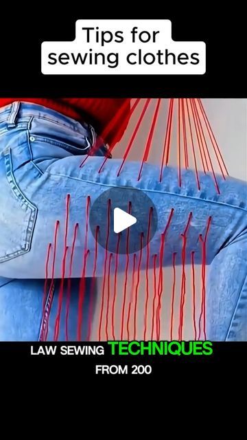 Hand Sewing Hacks, Sewing Repairs, Tips For Sewing, Mending Clothes, Learn Something New Everyday, Sewing Projects Free, Sew Ins, Repair Clothes, Diy Clothes Life Hacks