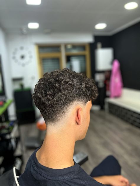 Low Fade For Curly Hair, Burst Fade With Curly Hair, Low Taper Fade Haircut Curly Hair Men, Low Skin Fade Curly Hair, Perm Taper Fade, Hair Cuts For Curly Hair Boys, Short Hair Cuts For Men With Curly Hair, Curly Hair Drop Fade, Mid Fade Curly Hair Men