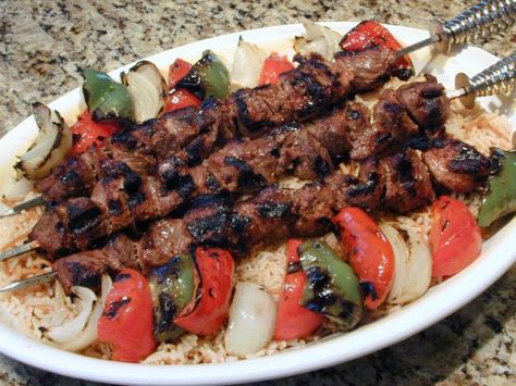 armenian food recipes with pictures | Armenian Shish Kebab. Photo by Mark Marcarian Armenian Manti Recipe, Lamb Kebabs, Kebab Recipe, Shish Kabobs, Shish Kebab, Armenian Recipes, Doner Kebab, Roasted Chicken Breast, Kebab Recipes