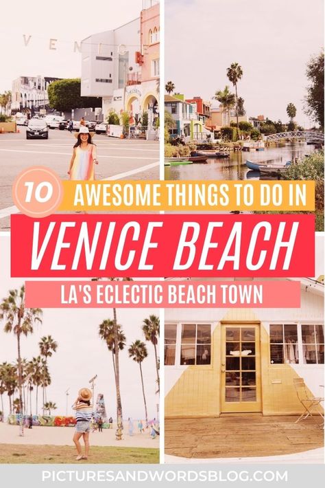 The 10 Best Things to Do in Venice Beach, California (LA's Eclectic Beach Town) | Venice Beach Travel Guide | Things to Do in Los Angeles | Los Angeles Travel Guide | Things to Do in Southern California | Southern California Travel Tips | Los Angeles Aesthetic | California Travel | Things to Do in So-Cal | Los Angeles Beaches | California Beach Towns | California Aesthetic Cali Vacation, Los Angeles Itinerary, Angeles Aesthetic, Los Angeles Travel Guide, Venice Beach Boardwalk, Southern California Travel, Aesthetic California, West Coast Travel, California Aesthetic