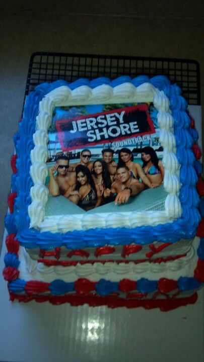 Jersey Shore cake Jersey Shore Cake Ideas, Jersey Shore Birthday Cake, Jersey Shore Wallpaper, Jersey Shore Birthday Party, Jersey Shore Party, Seaside Heights Nj, Seaside Heights, 2013 Swag Era, Party Rock