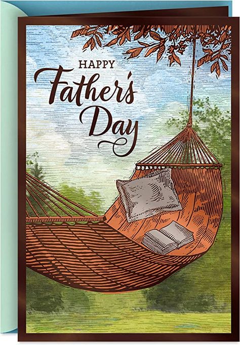 Hallmark Father's Day Card for Dad, Stepdad, Grandpa, Husband (Hammock) (599FFW1111) Happy Fathers Day Cards, Fathers Day Wishes, Happy Father Day Quotes, Fathers Day Quotes, Father's Day Card, Day Wishes, Fathers Day Cards, Happy Father, Happy Fathers Day