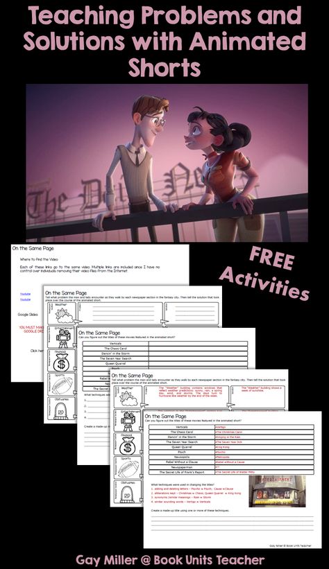 Pixar Shorts For Teaching Social Skills, La Activities, Story Mountain, Comic Template, Writing Problems, Pixar Shorts, Esl Teaching Resources, 5th Grade Ela, Teaching Social Skills