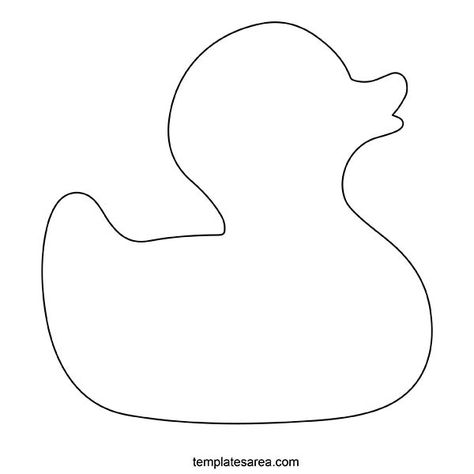 Printable Cute Baby Duck Template for Crafts and Activities Duck Template, Rubber Duck Birthday Party Ideas, Duck Outline, Rubber Duck Birthday, Duck Birthday, Printable Cute, Baby Duck, Baby Ducks, Create Decor