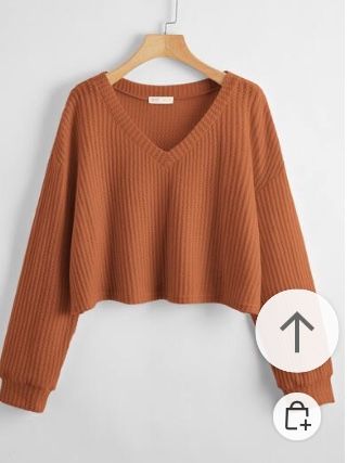 Preppy Fall Outfits, Orange Sweater, Preppy Fall, Waffle Knit Sweater, Cute Preppy Outfits, Trendy Fall Outfits, Cute Winter Outfits, Shirts For Teens, Waffle Knit Top