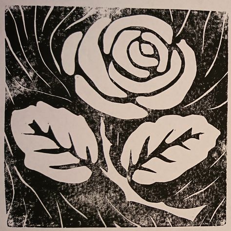 I'm loving the roses at the moment! 🌹⁠ ⁠ #linocut #rose #flowers #printmakersofinstagram #creative #prints #linoprint #art #artistsofinstagram #reliefprint #prettyflower #simpleart #silhouette #silhouetteart #blackandwhite #blackink Lino Sheet Art, Linocut Art Ideas Flowers, Linocut Prints Simple Flower, Lino Print Ideas Flowers, Rose Lino Print, Relief Printing Ideas Easy, Linocut Flowers Simple, Linocut Rose, Rose Linocut