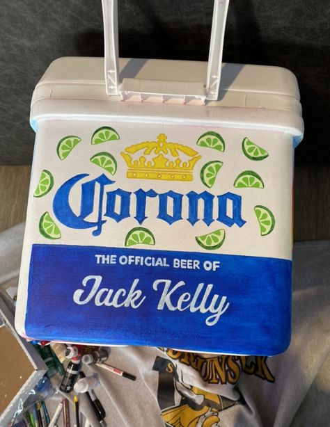 Busch Light Frat Cooler, Fraternity Formal Cooler, Beer Frat Cooler, Theta Chi Frat Cooler, College Cooler Painting, Ka Frat Cooler, New Orleans Frat Cooler, Beta Frat Cooler, Vegas Frat Cooler